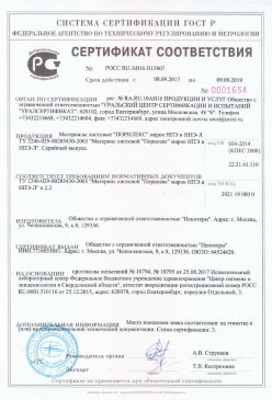 2017.01.31 Воткинск - Смеси сухие кладочные на цементном вяжущем. ТУ 5745-004-51160834-2009